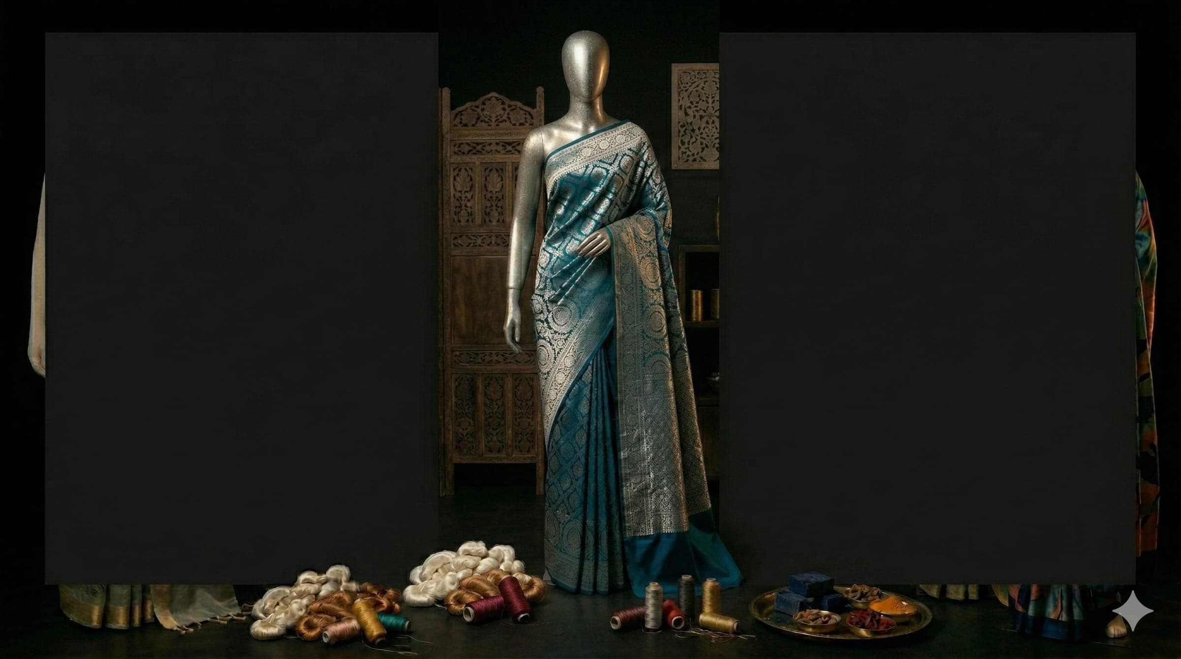 Handwoven Cotton Silk Saree (Design 8) Detailed